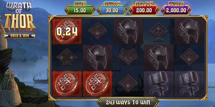 Nucleus Wrath of Thor slot game.