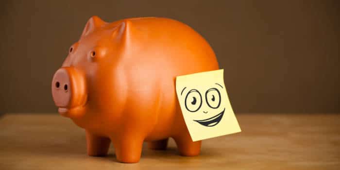 Piggy Bank Smiley Face