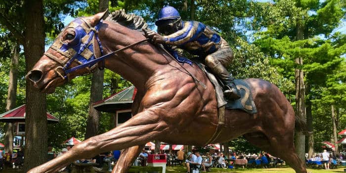 Saratoga race course.