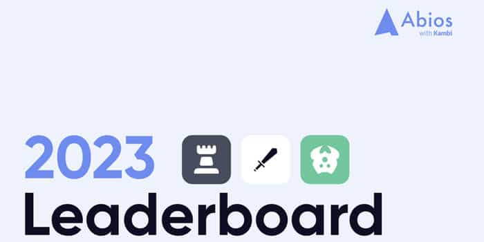 Abios published its 2023 leaderboard