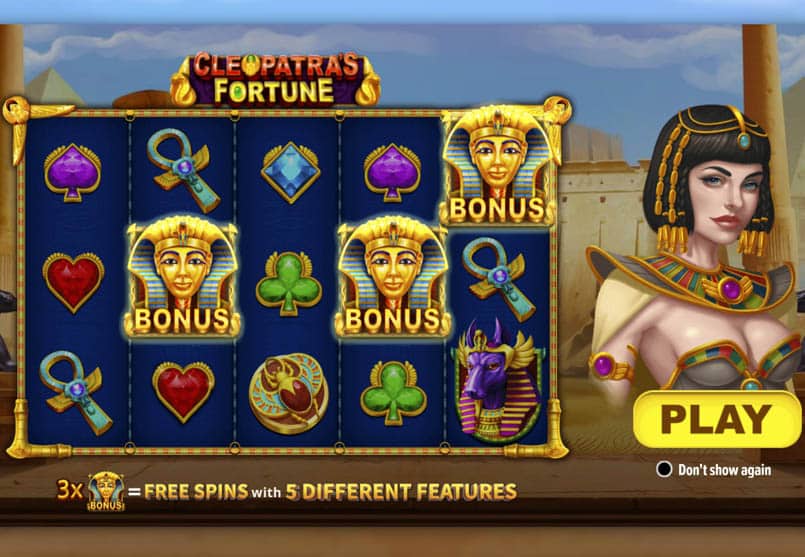 Dragon Gaming's Cleopatra's Fortune demo gameplay.