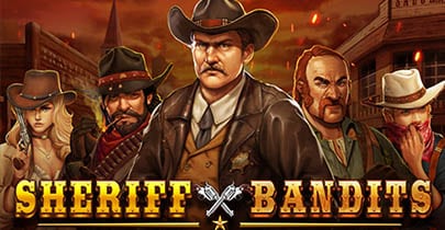 Sheriff vs Bandits slot game.