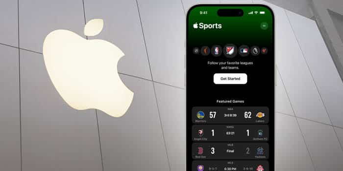 Apple's new Apple Sports mobile app