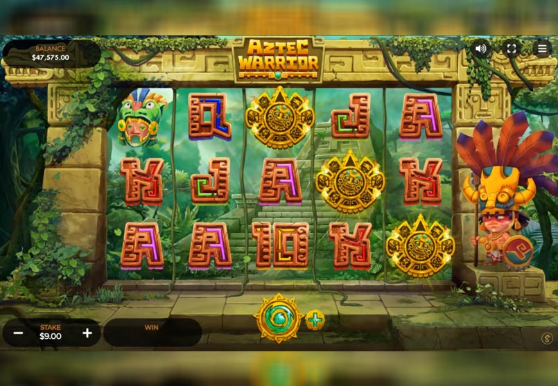 Aztec Warrior preview slot.