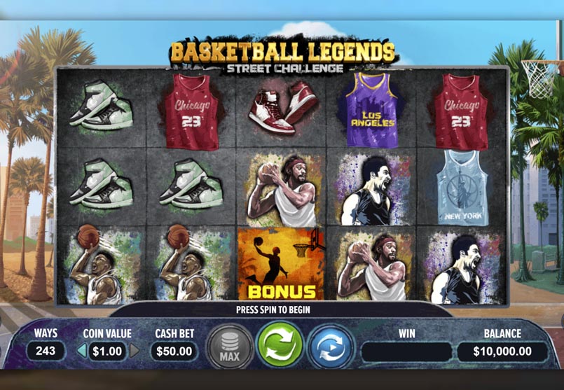 Basketball Legends actual gameplay.