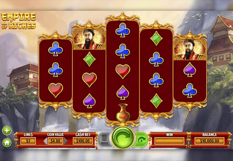 Empire of Riches slot game gameplay.