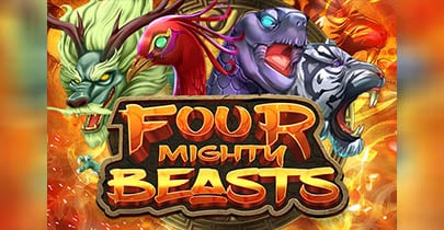 Four Mighty Beasts slot featured image.