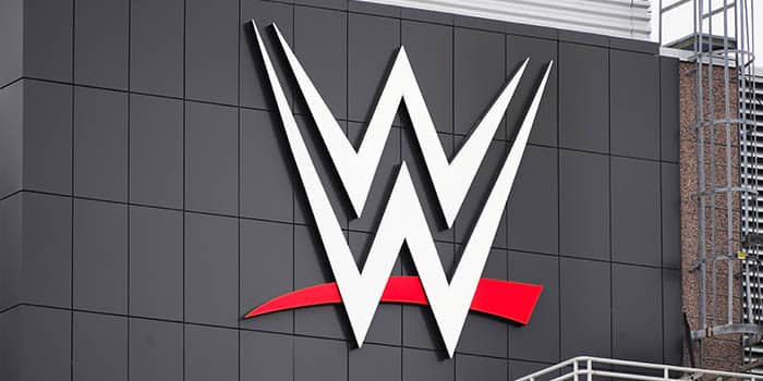 WWE's Logo on a building