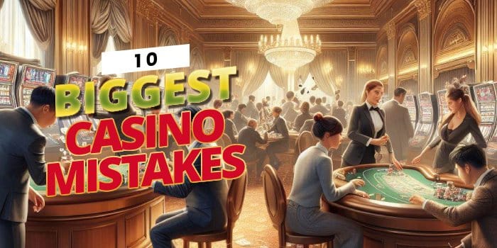 10 Biggest Casino Mistakes Players Make When They Gamble Online