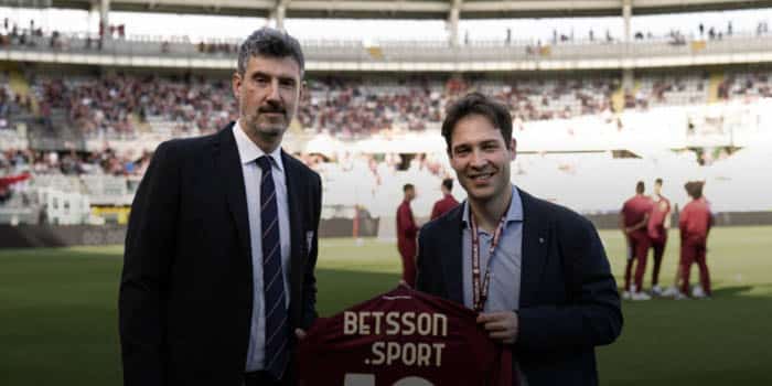 Betsson Sport Becomes Torino FC’s New Sponsor