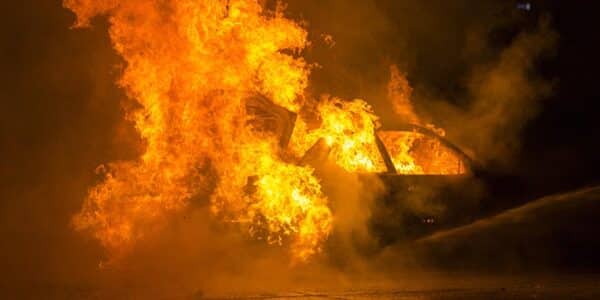 car-on-fire-explosion-accident-news