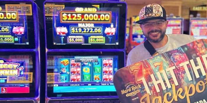 Hard Rock Tampa Slots Player Hits 389 Jackpots in a Day, Totals $1.8M