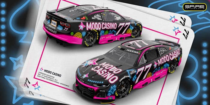 Modo Casino Partners with Spire Motorsports, Sponsors Hocevar’s No. 77 Team