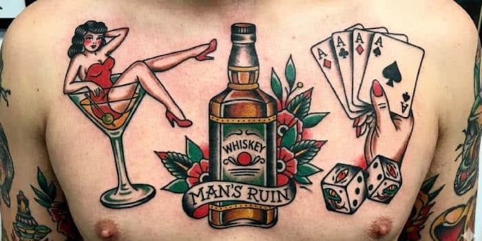 the man's ruin gambling tattoo