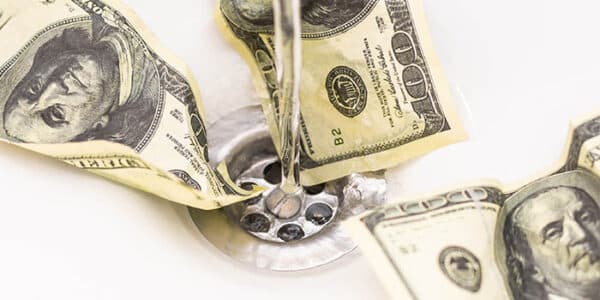 lose-loss-money-down-the-drain-news