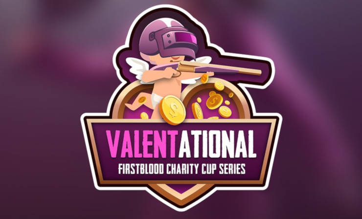 Social header for charity PUBG event hosted by FirstBlood.io.
