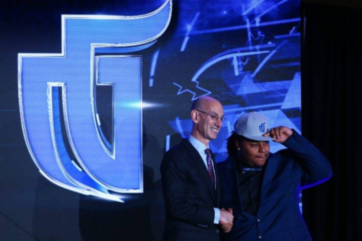 Adam Silver and Kenneth Hailey