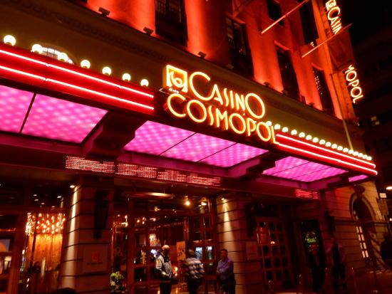 Entrance of Casino Cosmopol.