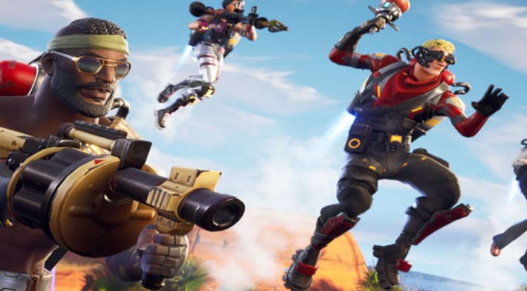 Fortnite in-game characters.