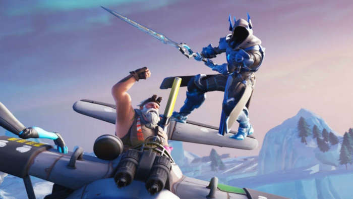 Infinity Blade and official Fortnite art.