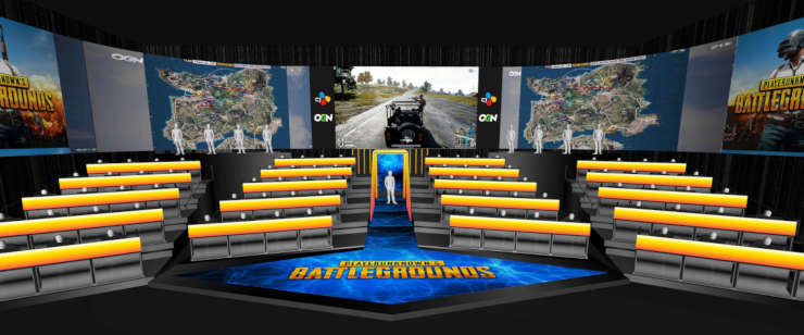 OGN's PUBG arena in North America.